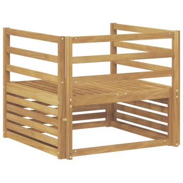 vidaXL Εξωτερικός καναπές Λευκό 87x83x73cm