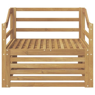 vidaXL Εξωτερικός καναπές Λευκό 87x83x73cm