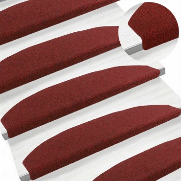 vidaXL Αυτοκόλλητα Ματ Σκαλοπατιών 15 τμχ. 80 x 24,5 x 3,5 εκ.