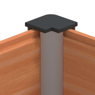 vidaXL Υπερυψωμένη Ζαρντινιέρα Καφέ 300 x 100 x 91 cm
