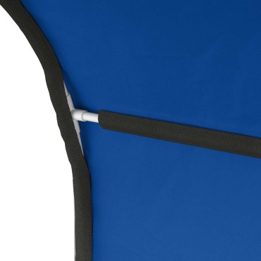 vidaXL Κρεβάτι Τούνελ 2 τμχ. Μπλε Πολυεστέρας