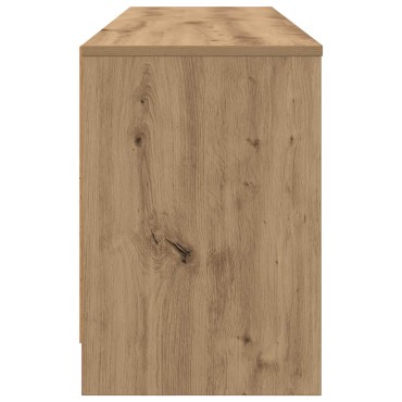 vidaXL Ντουλάπι κρεβατιού με ράφι 2 τεμ. Artisan Δρυς 66x33x48cm