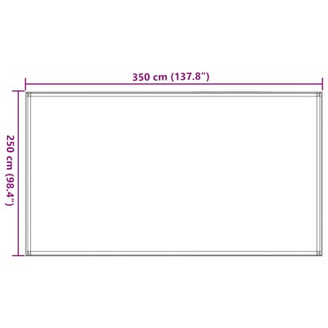 vidaXL Χαλί Σκηνής Ανθρακί 250 x 350 εκ.