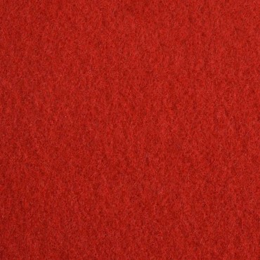 vidaXL Χαλί Μονόχρωμο Κόκκινο 1,2 x 12 m Πολυεστέρας