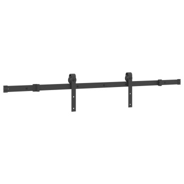 vidaXL Συρόμενη Πόρτα NARVIK 70 x 210 εκ (152,5 εκ) Φυσικό και Μαύρο