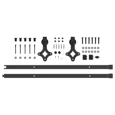 vidaXL Συρόμενη Πόρτα ORKDAL 86 x 198,5 cm Μασίφ Ξύλο Πεύκου Φυσικό