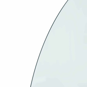 vidaXL Πλάκα Γυαλιού Τζακιού Διαφανές 800 x 500 mm Γυαλί