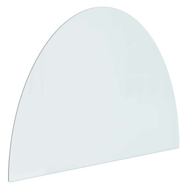 vidaXL Πλάκα Γυαλιού Τζακιού Διαφανές 800 x 600 mm Γυαλί