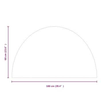 vidaXL Πλάκα Γυαλιού Τζακιού Διαφανές 1000 x 600 mm Γυαλί