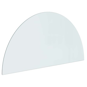 vidaXL Πλάκα Γυαλιού Τζακιού Διαφανές 1000 x 500 mm Γυαλί