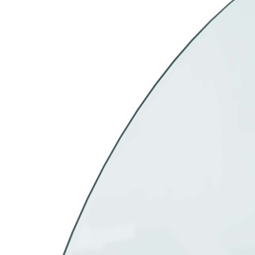 vidaXL Πλάκα Γυαλιού Τζακιού Διαφανές 1000 x 500 mm Γυαλί