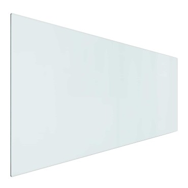 vidaXL Πλάκα Γυαλιού Τζακιού Διαφανές 120 x 50 cm Γυαλί
