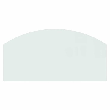 vidaXL Πλάκα Γυαλιού Τζακιού Διαφανές 100 x 50 cm Γυαλί