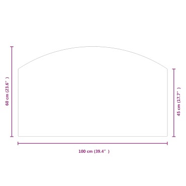 vidaXL Πλάκα Γυαλιού Τζακιού Διαφανές 100 x 60 cm Γυαλί