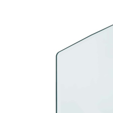 vidaXL Πλάκα Γυαλιού Τζακιού Διαφανές 120 x 50 cm Γυαλί