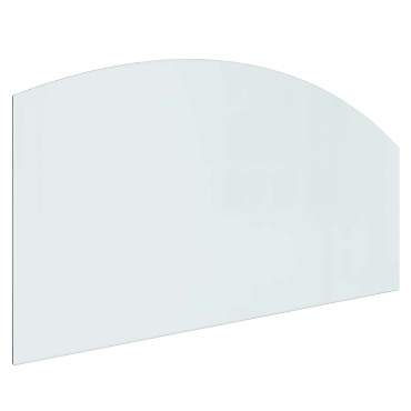 vidaXL Πλάκα Γυαλιού Τζακιού Διαφανές 120 x 60 cm Γυαλί