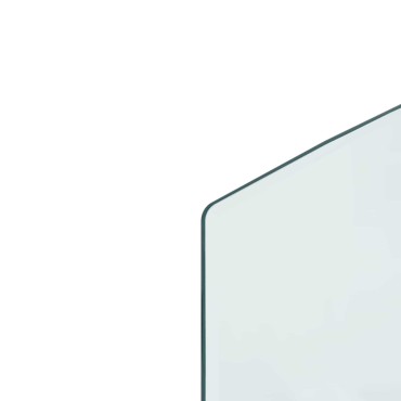 vidaXL Πλάκα Γυαλιού Τζακιού Διαφανές 120 x 60 cm Γυαλί