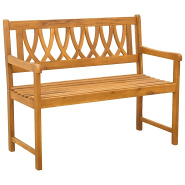 vidaXL Εξωτερικός πάγκος 2 -θέσιο 110x56x90cm