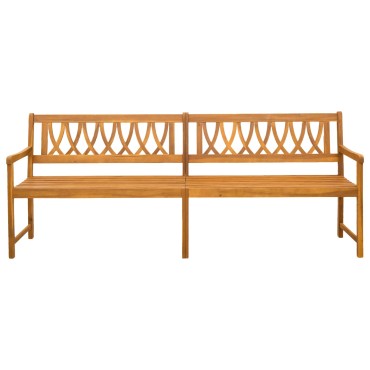 vidaXL Εξωτερικός πάγκος 2 -θέσιο 220x56x90cm