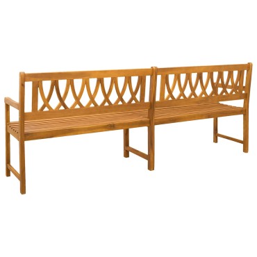 vidaXL Εξωτερικός πάγκος 2 -θέσιο 220x56x90cm
