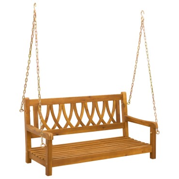 vidaXL Κούνια Κήπου Φυσικό 110x56x58cm Στερεό Ξύλο Ακακίας