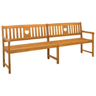 vidaXL Εξωτερικός πάγκος Φυσικό 220x55,5x90cm