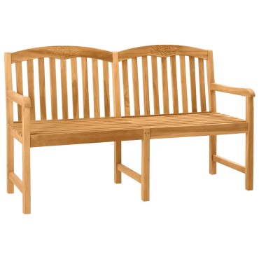 vidaXL Χειροποίητη Ροζ Παγκάκι 180x61x90cm Στερεό Ξύλο Τίκ 1 τεμ.