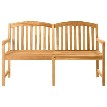 vidaXL Χειροποίητη Ροζ Παγκάκι 180x61x90cm Στερεό Ξύλο Τίκ 1 τεμ.