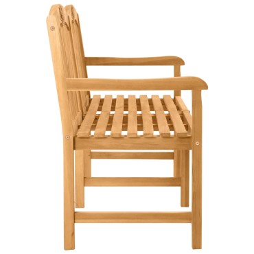vidaXL Χειροποίητη Ροζ Παγκάκι 180x61x90cm Στερεό Ξύλο Τίκ 1 τεμ.