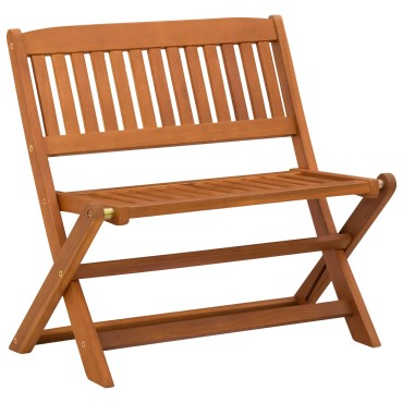 vidaXL Πάγκος Παιδιών Καφέ 61x38x57cm Στερεό Ξύλο Ευκαλύπτου