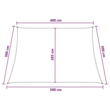 vidaXL Ικανότητα Σκίασης 4 / 5 x 3 m HDPE Ορθογώνιος