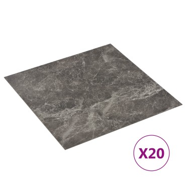 vidaXL Αυτοκόλλητα Πλάκες Δαπέδου Πολύχρωμο 30,5 x 30,5 εκ 20 τμχ. PVC