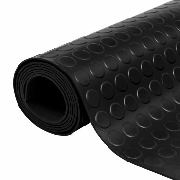 vidaXL Μάτ δαπέδου Μαύρο 1 x 2 m Λάστιχο