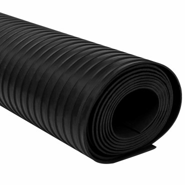 vidaXL Μάτ δαπέδου Μαύρο 1,5 x 2 m Λάστιχο