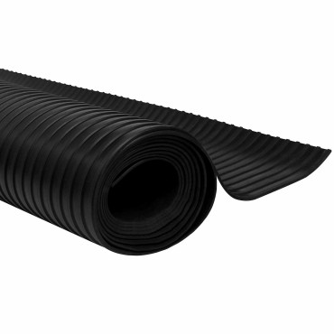 vidaXL Μάτ δαπέδου Μαύρο 1,5 x 2 m Λάστιχο