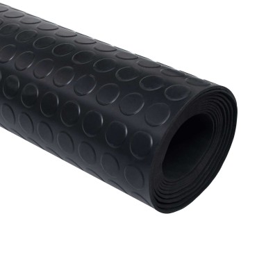 vidaXL Μάτ δαπέδου Μαύρο 1,5 x 2 m Λάστιχο