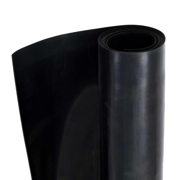 vidaXL Μάτ δαπέδου Μαύρο 1,2 x 5 μ Λάστιχο