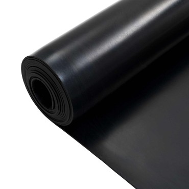 vidaXL Μάτ δαπέδου Μαύρο 1,2 x 5 μ Λάστιχο