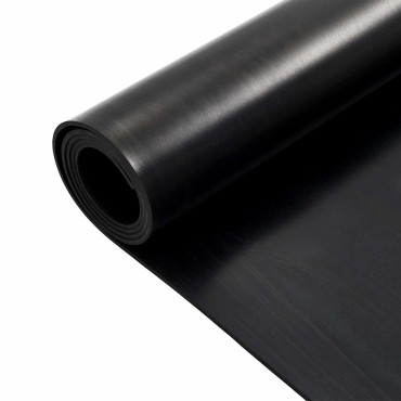 vidaXL Μάτ δαπέδου Μαύρο 1,2 x 2 μ Λάστιχο