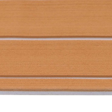 vidaXL Ματ Σκάφους Ριγέ Καφέ και Λευκό 240 x 60 cm EVA
