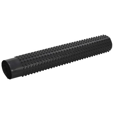 vidaXL Κυματοειδές Φύλλο Αποχέτευσης Μαύρο 1 x 10 m HDPE