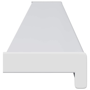 vidaXL Σαβανωτό Παραθύρου Λευκό 120 x 10 x 4,5 εκ PVC
