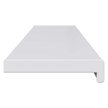vidaXL Σαβανωτό Παραθύρου Λευκό 160 x 20 x 4,5 εκ PVC