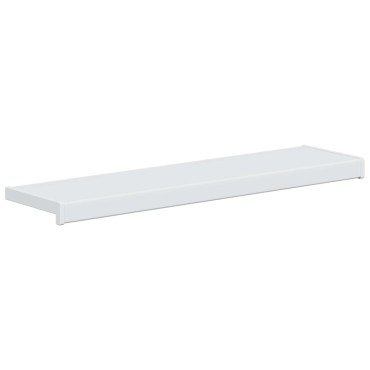 vidaXL Σαβανωτό Παραθύρου Λευκό 80 x 25 x 4,5 εκ PVC