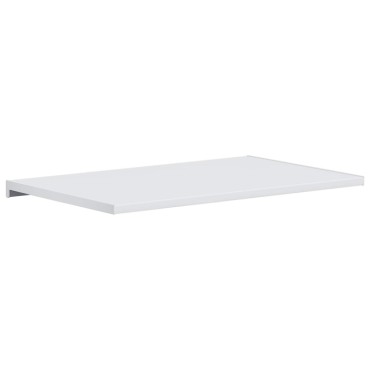 vidaXL Σαβανωτό Παραθύρου Λευκό 80 x 50 x 4,5 εκ PVC