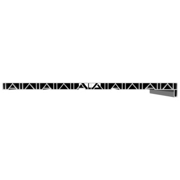vidaXL Σαβανωτό Παραθύρου Λευκό 100 x 50 x 4,5 εκ. PVC