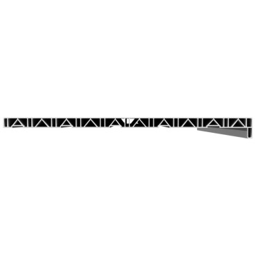 vidaXL Σαβανωτό Παραθύρου Λευκό 160 x 50 x 4,5 εκ PVC