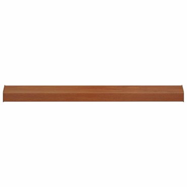 vidaXL Σαβανωτό Παραθύρου Καφέ ξύλο 100 x 15 x 4,5 εκ PVC