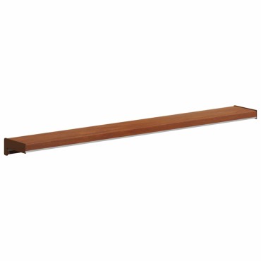 vidaXL Σαβανωτό Παραθύρου Καφέ ξύλο 100 x 15 x 4,5 εκ PVC