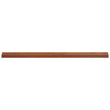 vidaXL Σαβανωτό Παραθύρου Καφέ ξύλο 140 x 15 x 4,5 εκ PVC